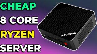 Cheap 8 Core Ryzen Server! | Bosgame P1 Mini PC Review | R7 5700U 32GB DDR4 3200Mhz 1TB NVMe SSD