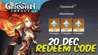 20 December New Redeem Code Genshin Impact 5.3 How to Redeem Code Genshin Impact 5.3