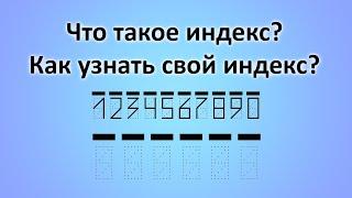 Что такое индекс? Как узнать свой индекс?