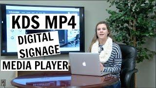 How To Use Kramer's KDS MP4 Digital Signage Media Player