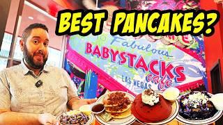 BEST PANCAKES in LAS VEGAS? | Babystack's Cafe Downtown Las Vegas | Near Fremont Street Experience