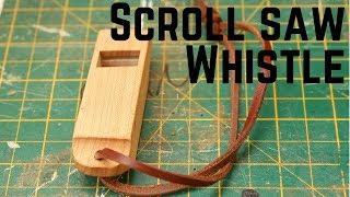 How to make a whistle on the scrollsaw from scrap wood |Brainfizz beginner project