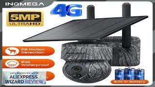 INQMEGA 5MP 4MP WIFI Wireless PTZ Solar Camera 4G SIM With Solar Review