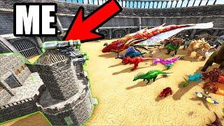 Can We Beat EVERY SINGLE DINO At The EXACT SAME TIME?! Ark