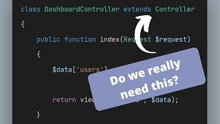 Laravel Tip - Do We Need to Extend Controller