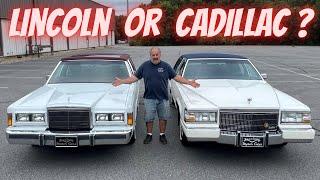 1989 Lincoln Town Car vs. 1990 Cadillac Brougham D’Elegance Compare & Contrast Specialty Motor Cars