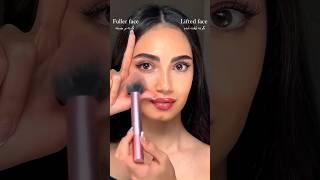 Tow ways to Apply Blush for Different Effects #youtubeshorts #shortvideo #shortsfeed #shorts