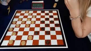 Motrichko - O. Fedorovich. World Draughts Team Championship 2019 (rapid)