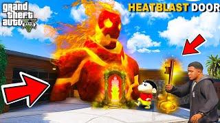 Shin Chan & Franklin Trying to Enter Heat Blast Head and Helping Ben10 in GTA 5 in Telugu