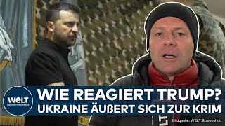 PUTINS KRIEG: Alle schauen auf Trump! Ukraine stellt Plan für Krim vor! Wie reagieren die USA?