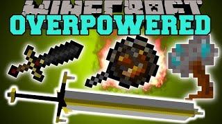 Minecraft: OVERPOWERED WEAPONS (NOTHING WILL STAND IN YOUR WAY!) Mod Showcase