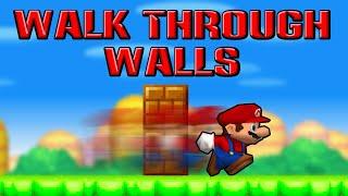 [TAS] New Super Mario Bros DS - Walk Through Walls Cheat