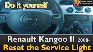 Renault Kangoo II 2008- Service Light Reset