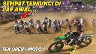 M. Zidan Melesat jauh tinggalkan Lawan‼️ FFA Open Moto 1 || Cleosa Series Round 3