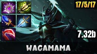 WAGAMAMA Phantom Assassin MID LANE Gameplay WITH 17 KILLS | Dota 2 Full Game