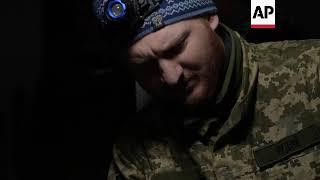 Wounded Ukrainian soldiers arrive in Bakhmut