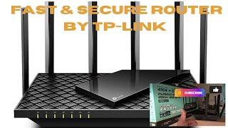 FASTER AND MORE SECURE ROUTER -TP LINK ARCHER AX73 -EASY SETUP -BEFORE AND AFTER WIFI SPEED TEST