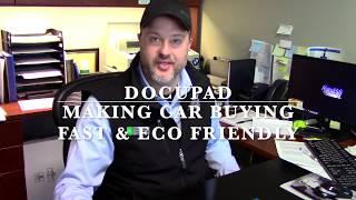 DocuPad with BMW of Southpoint Finance Manager Curtis Griffie