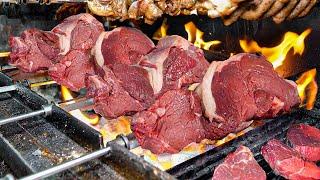 King of BBQ!! Korean-style Charcoal Grilled Beef Barbecue BEST 5 - Korean Street Food