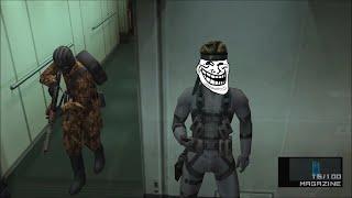 MGS2 - Snake Trolls the Guards