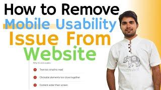 How to Remove Mobile Usability Issue from Website | Mobile Usability Issues Google Search Console