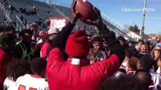 Pontiac Panthers celebrate Super Bowl championship of MYFCC league over Rochester #youthfootball