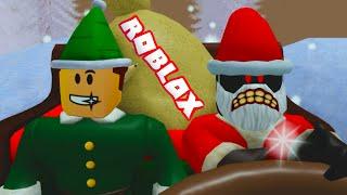 Кид спасает Рождество от Злого Санты в роблоксе  Кемпинг в Christmas в roblox