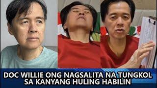 ITO PALA ang HULING HABILIN ni Doc Willie Ong na ngayon ay LUMALABAN sa sakit na CANCER