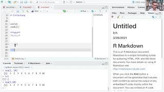 Grundlagen von RMarkdown