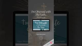 Sign up for Monthly access #catholicprayer #catholic #prayer #blessed #faith #planner #iamhis365