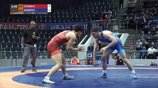 Qual. FS - 74 kg: K. HOSAKA (JPN) v. Z. SIDAKOV (RUS)