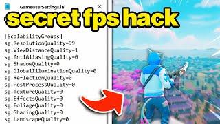 BEST Fortnite Game User Settings for FPS BOOST & ZERO INPUT DELAY (Fortnite Game Config)