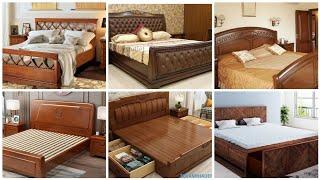 Latest Wooden Double Bed Designs | Modern Bed Design For Bedroom | #harvistore