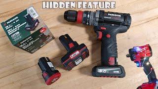 Parkside Performance 80Nm 12V Christmas Drill Hidden Feature #parksideperformance