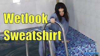 Wetlook girl in tracksuit | Wetlook sweatshirt | Wetlook sweatpants