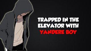 Trapped In Elevator With Gentle Yandere Boy [Protective][Kissing][Caring] ASMR Roleplay