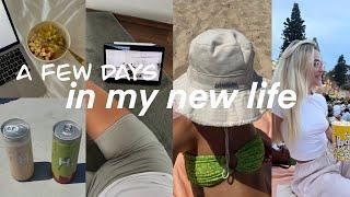 VLOG: langsam einleben, Wohnungstour, Einkaufshaul, Workout, Outdoor Movies, Jobstruggle|| Sabrina