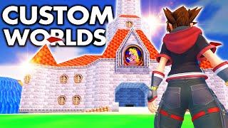 Kingdom Hearts 3 - Exploring Custom WORLDS & Maps!