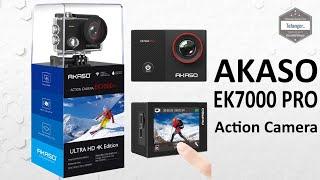 AKASO EK7000 PRO 4K WiFi Sportkamera - Touchscreen - Action Kamera - AKASO GO App - Unboxing