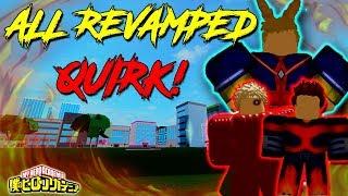 [NEW CODE!] ALL REVAMPED QUIRKS IN | BOKU NO ROBLOX REMASTERED | ROBLOX |