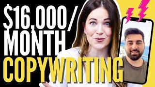 How Sam Made $16K In ONE Month From Freelance Copywriting (8 Months After Starting)