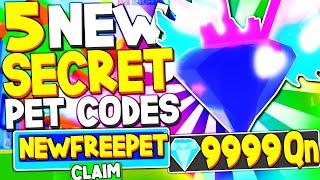 ALL 5 *SECRET PET* UPDATE CODES in CLICKING LEGENDS (ROBLOX CODES)