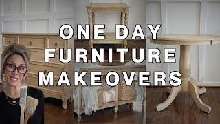 HOW TO EASILY PAINT AND WAX YOUR FURNITURE || Pottery Barn Inspired Makeovers || Beginner Friendly