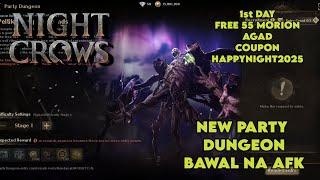 NIGHT CROWS NEW PARTY DUNGEON WITH FREE MORIONS +COUPON