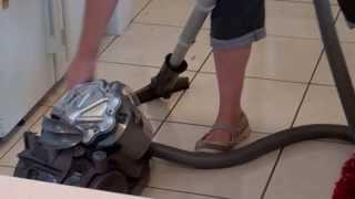 Dyson demo in kitchen