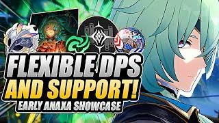 Anaxa Is INCREDIBLY Flexible As DPS or Support & F2P Friendly!! (Full Guide & E0 Showcase)