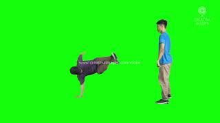 Breakdance Battle on Green Screen | Royalty Free Dancing Footage (Part 1)