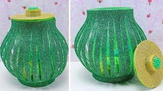 Easy DIY Foam Sheet Storage Box With Recycled Plastic Bottle.