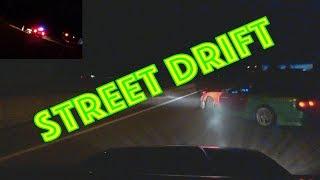 Street Drift Japan. Навалили по городу. Не повторять!!! Приехали копы