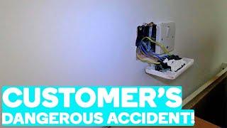 Customers Dangerous Electrical Accident ️️️